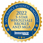 Insurance Business Magazine 5-Star Wholesale Broker and MGA